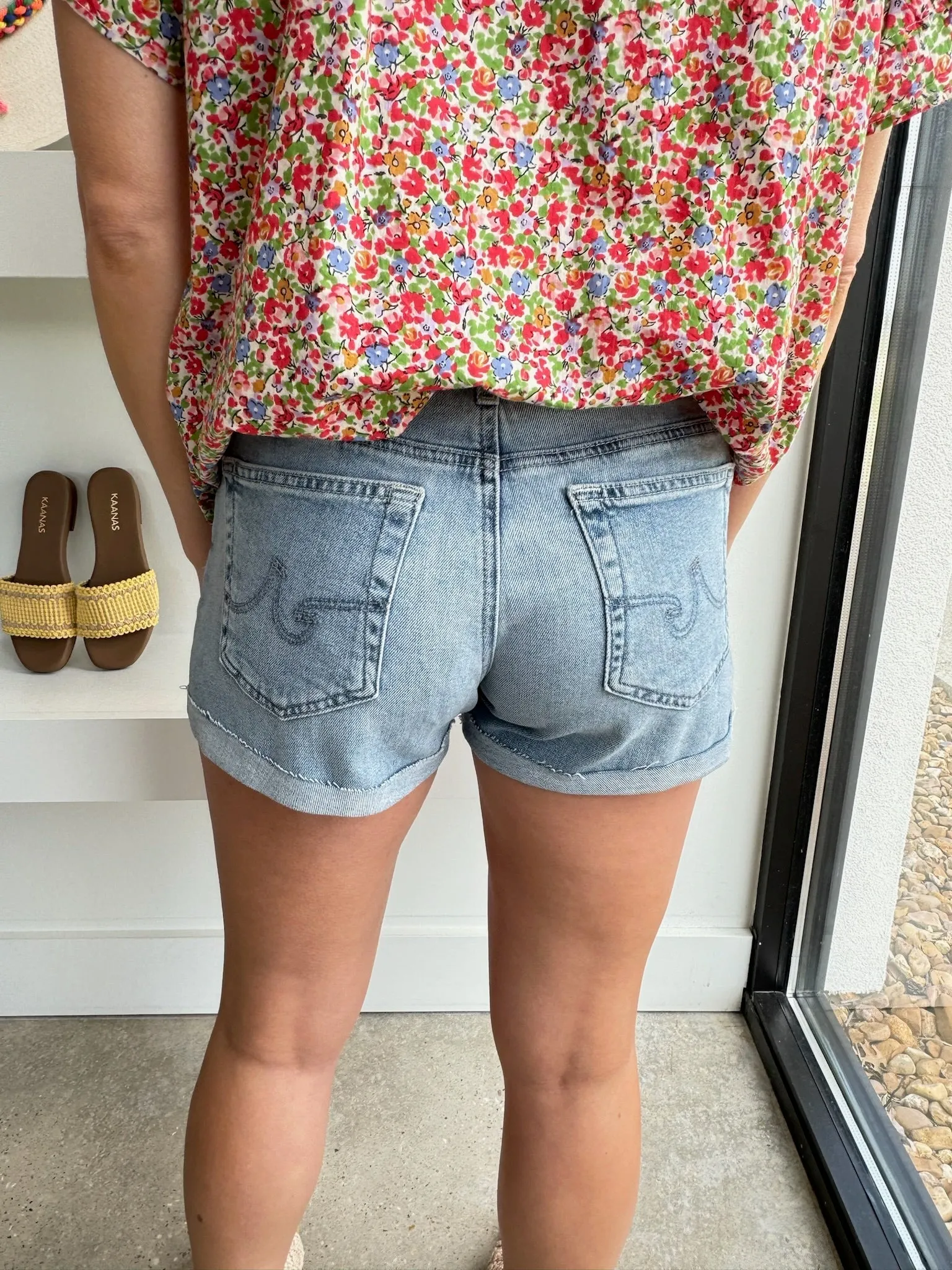 23 Years Hilltop Hailey Cut-off Denim Shorts