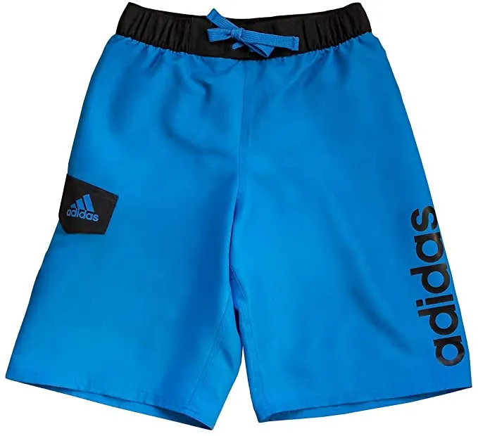 Adidas Boys' Elastic Waist Swim Trunks Boardshorts