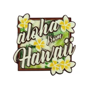 Aloha Plumeria Magnet