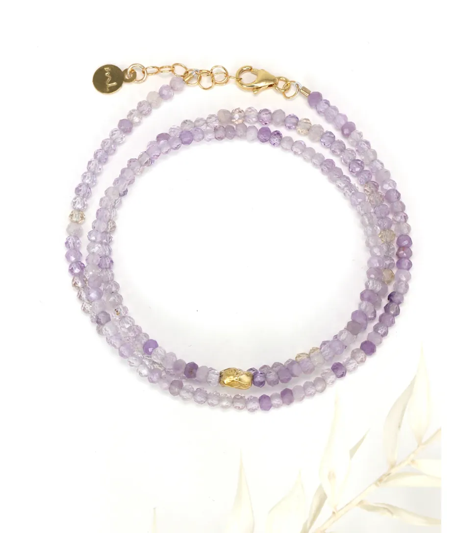 Amethyst Stratus Wrap Bracelet - Final Sale 25% off