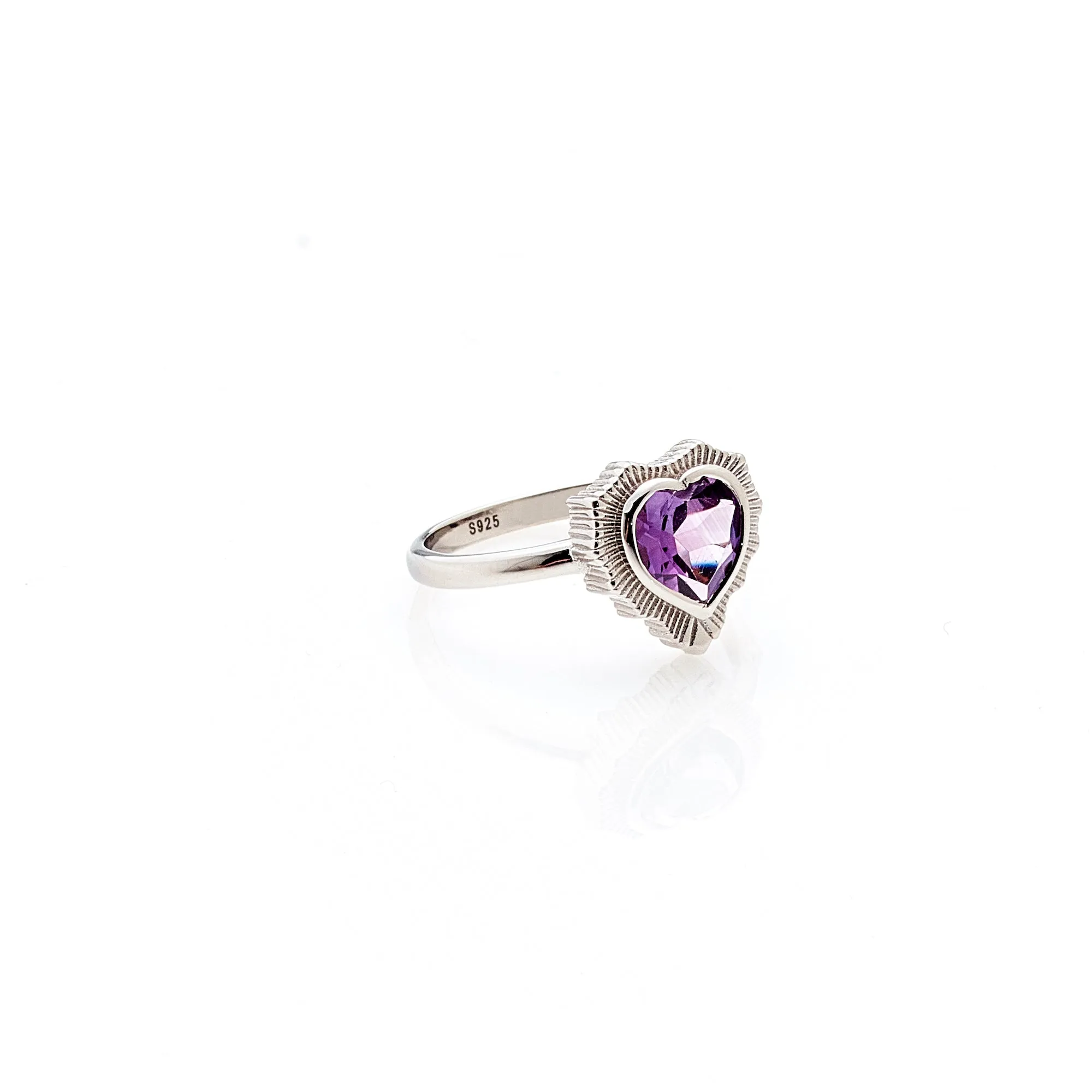 Amour / Ring / Brazilian Amethyst   Silver