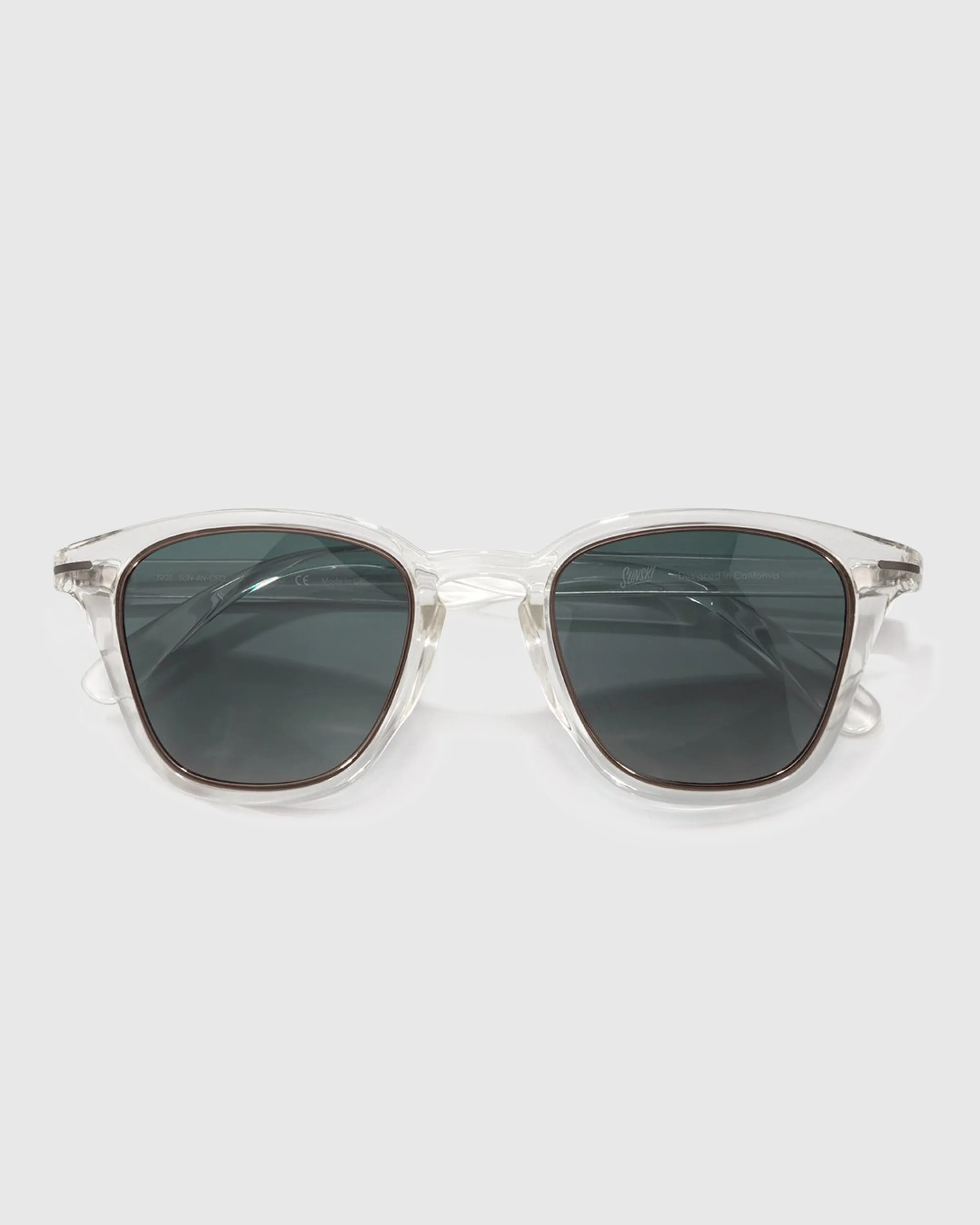 Andiamo Sunglasses - Clear Forest