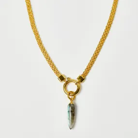 Anita Rani Shakti Woven Chain with Labradorite Transformation Pendant