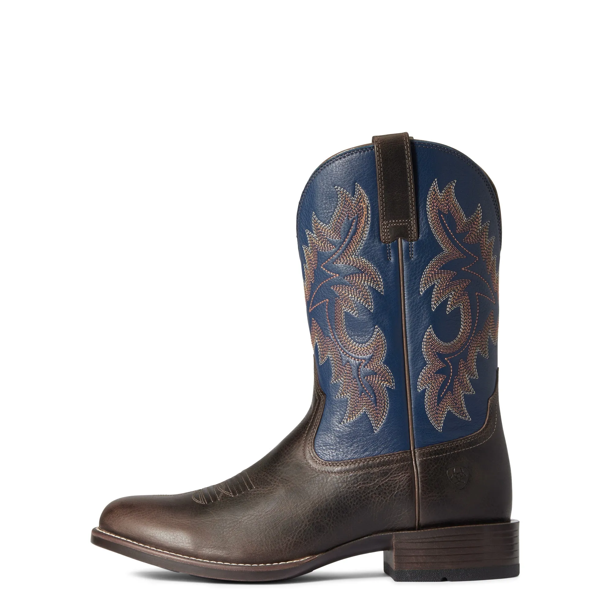 Ariat Mens Stockman Ultra Wicker/Federal Blue Boot