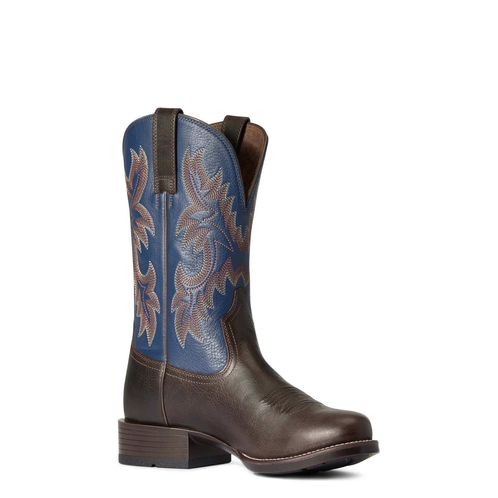 Ariat Mens Stockman Ultra Wicker/Federal Blue Boot