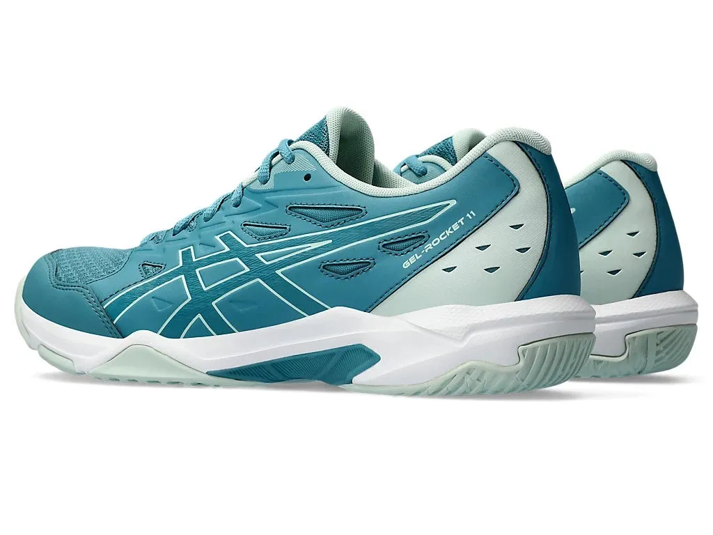 Asics Gel Rocket 11 Badminton Shoe | Blue Teal/Pale Mint