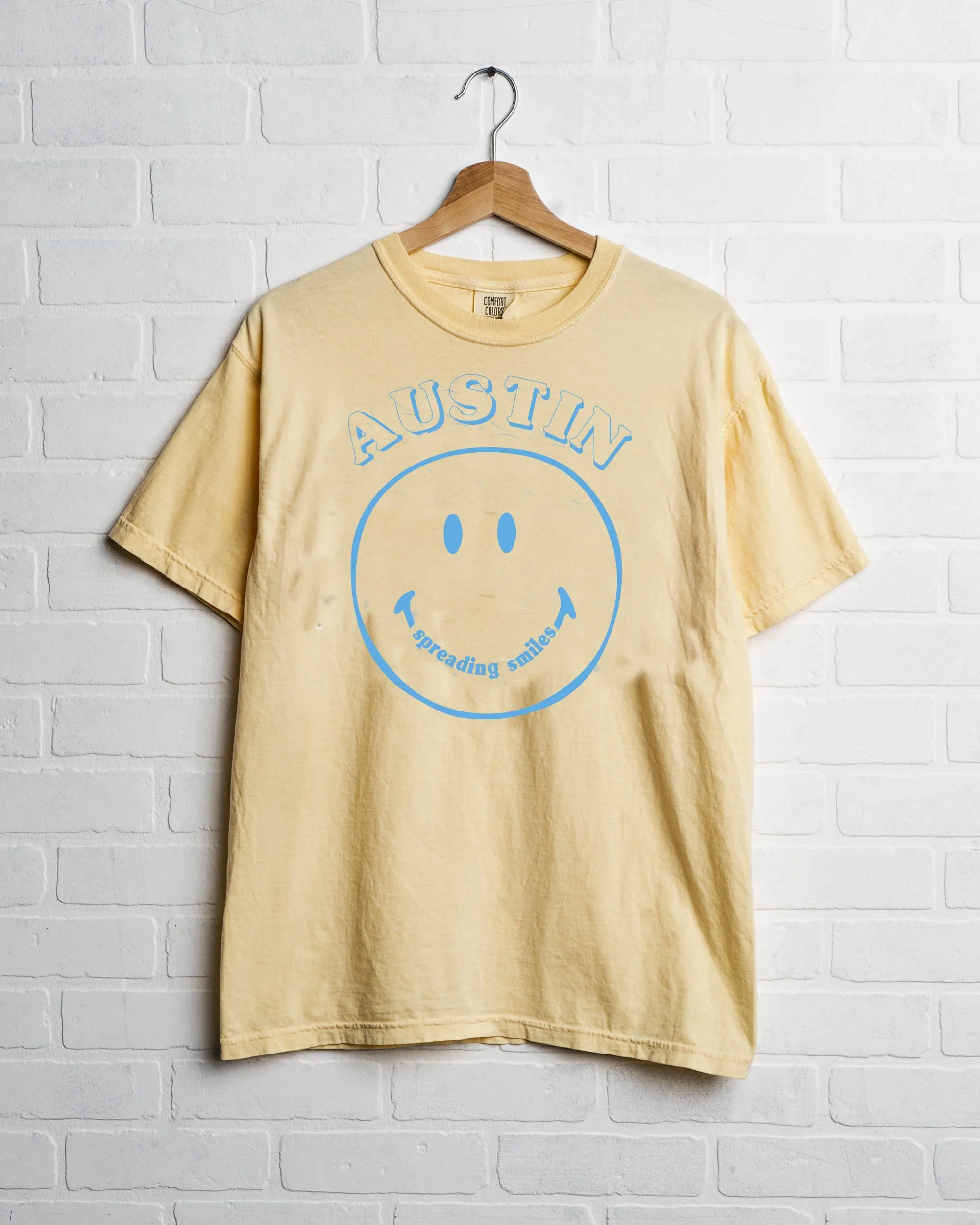 Austin Spreads Smiles Butter Tee