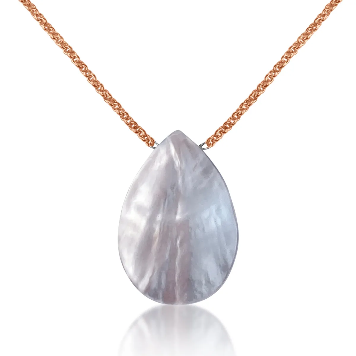 Awakening the Divine Feminine White Abalone Necklace