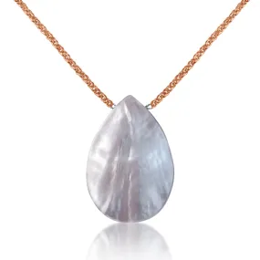 Awakening the Divine Feminine White Abalone Necklace