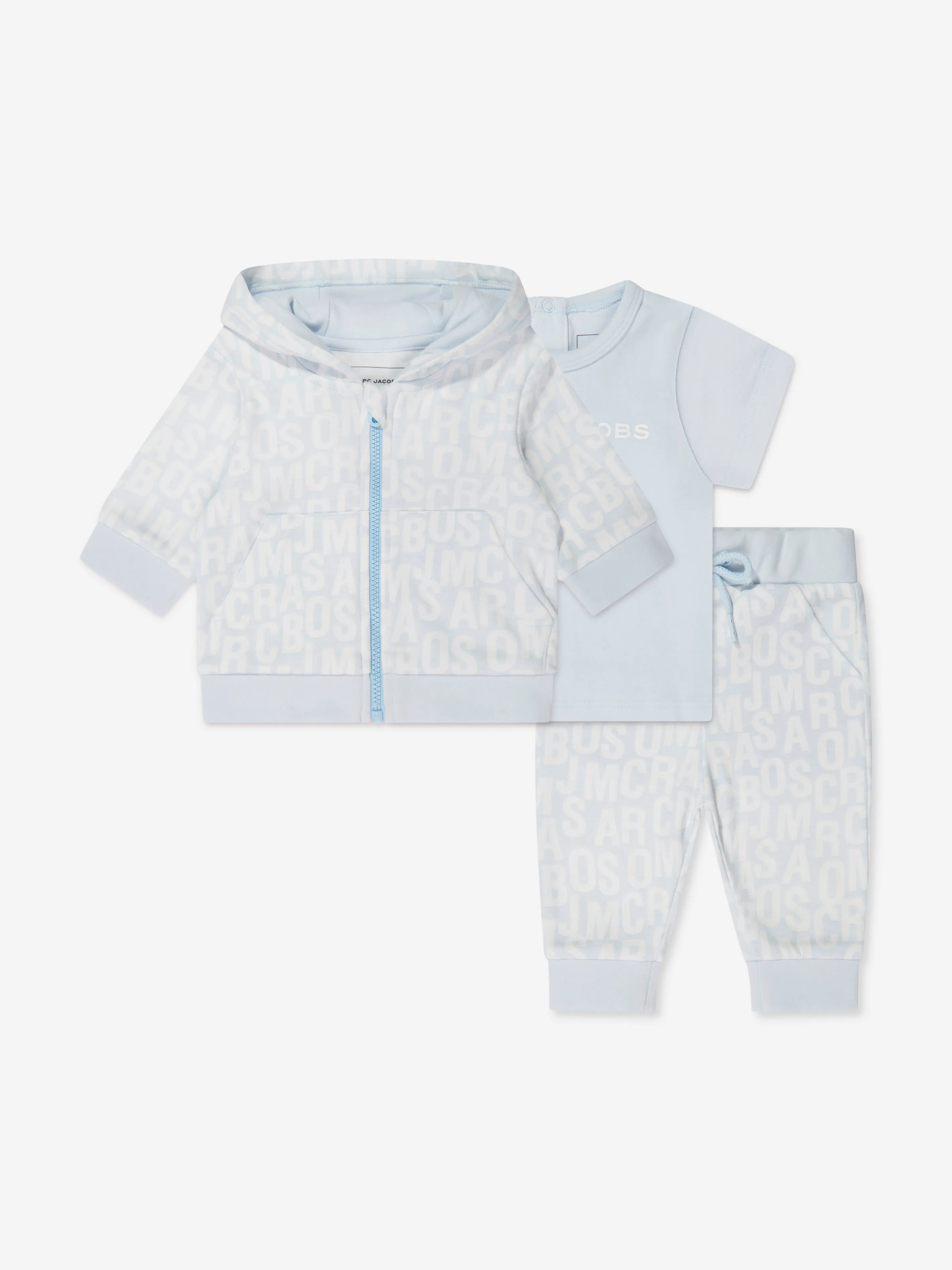 Baby 3 Piece Tracksuit Gift Set in Blue