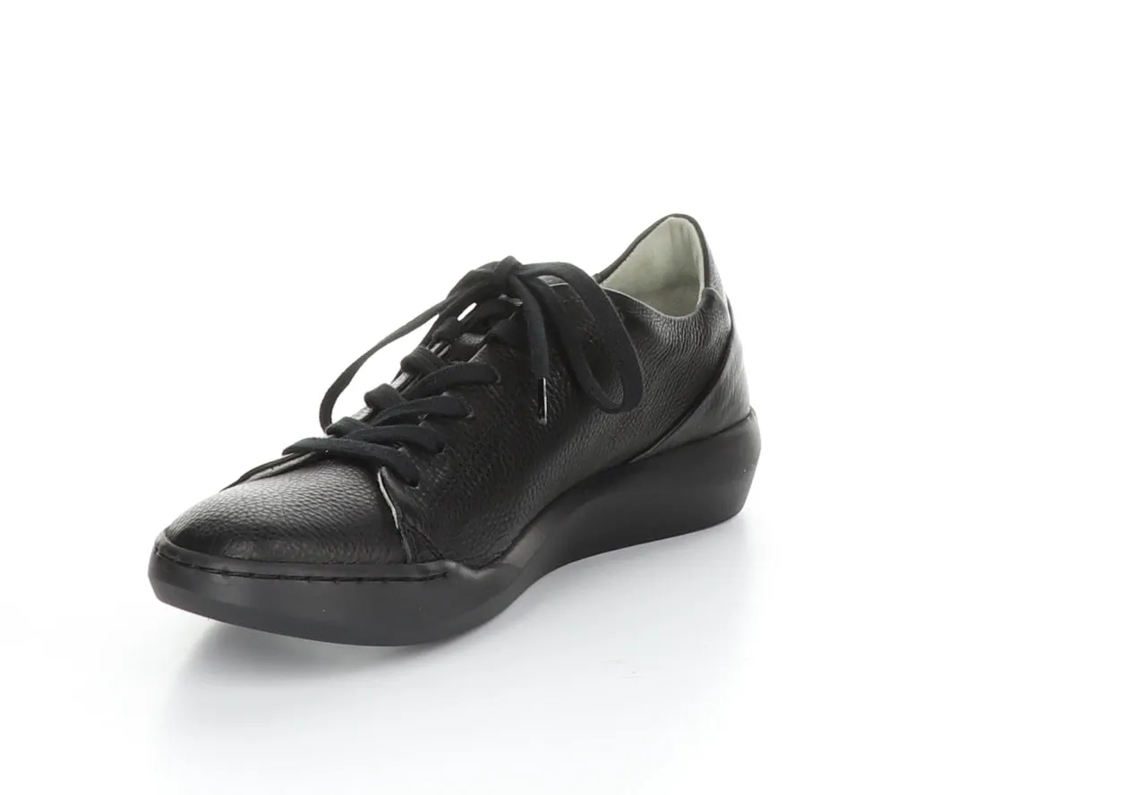 BAUK543SOF BLACK LEATHER Lace-up Trainers