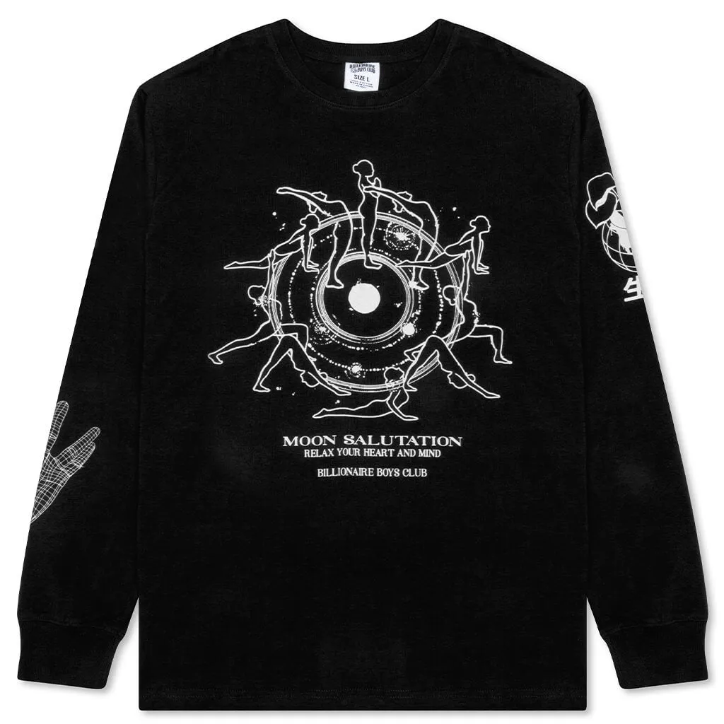 BB Moon Salutations L/S Tee - Black