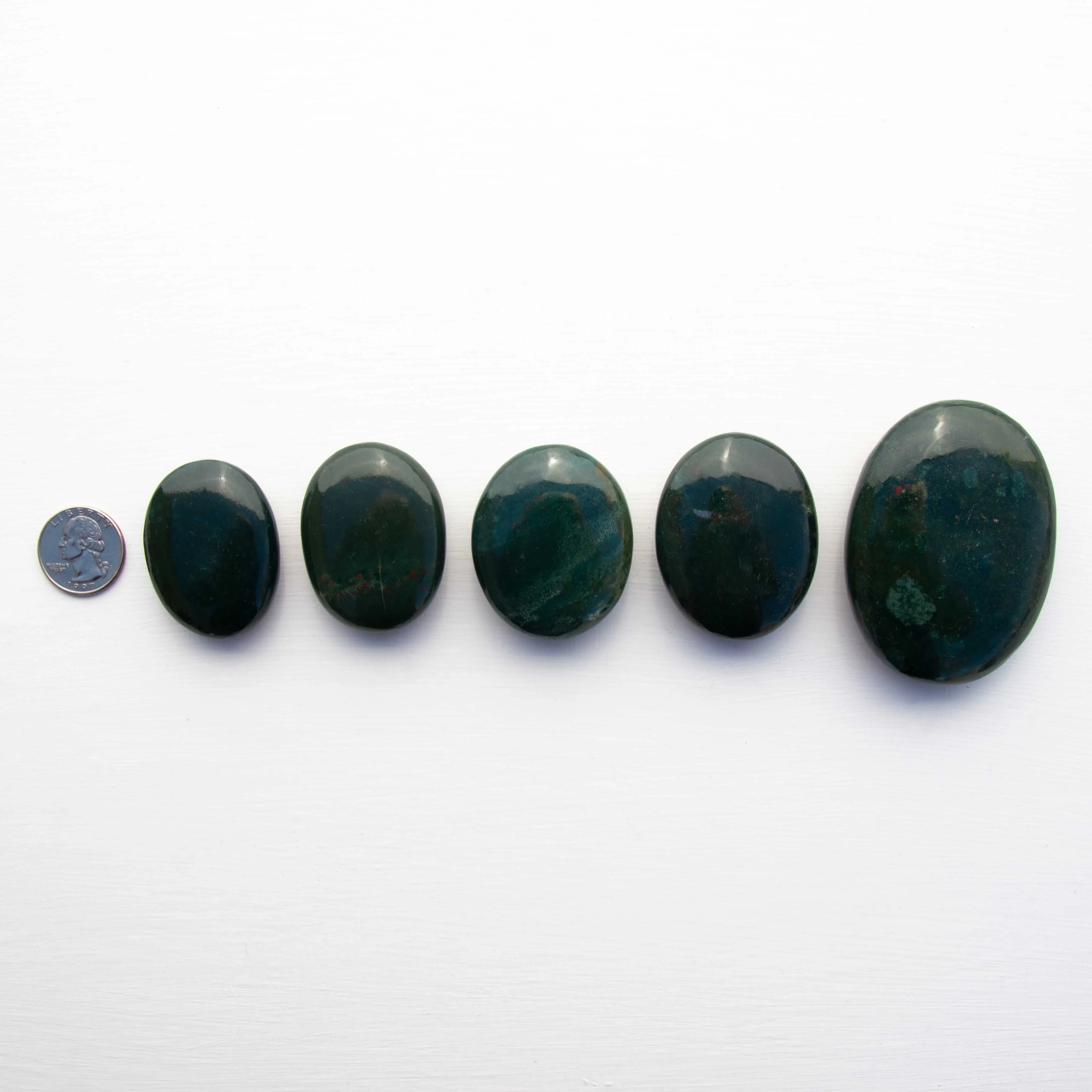 Bloodstone - Polished, Palm Stones