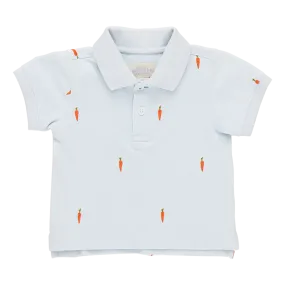 Blue Rooster Boys Alec Shirt - Carrot Embroidery