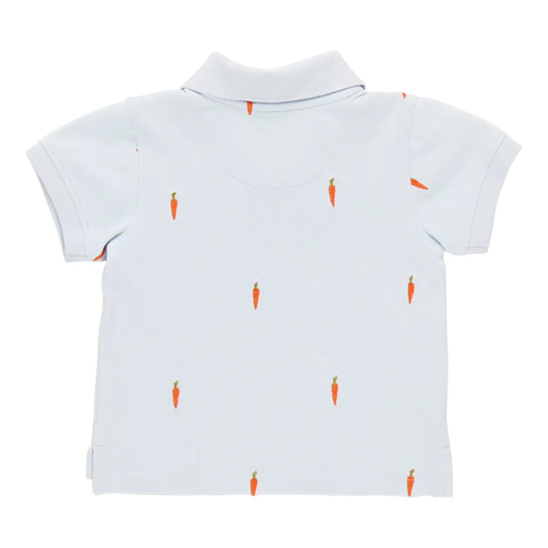 Blue Rooster Boys Alec Shirt - Carrot Embroidery