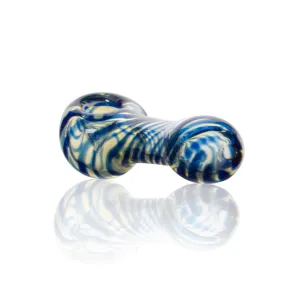 Blue Sea Glass Spoon Pipe