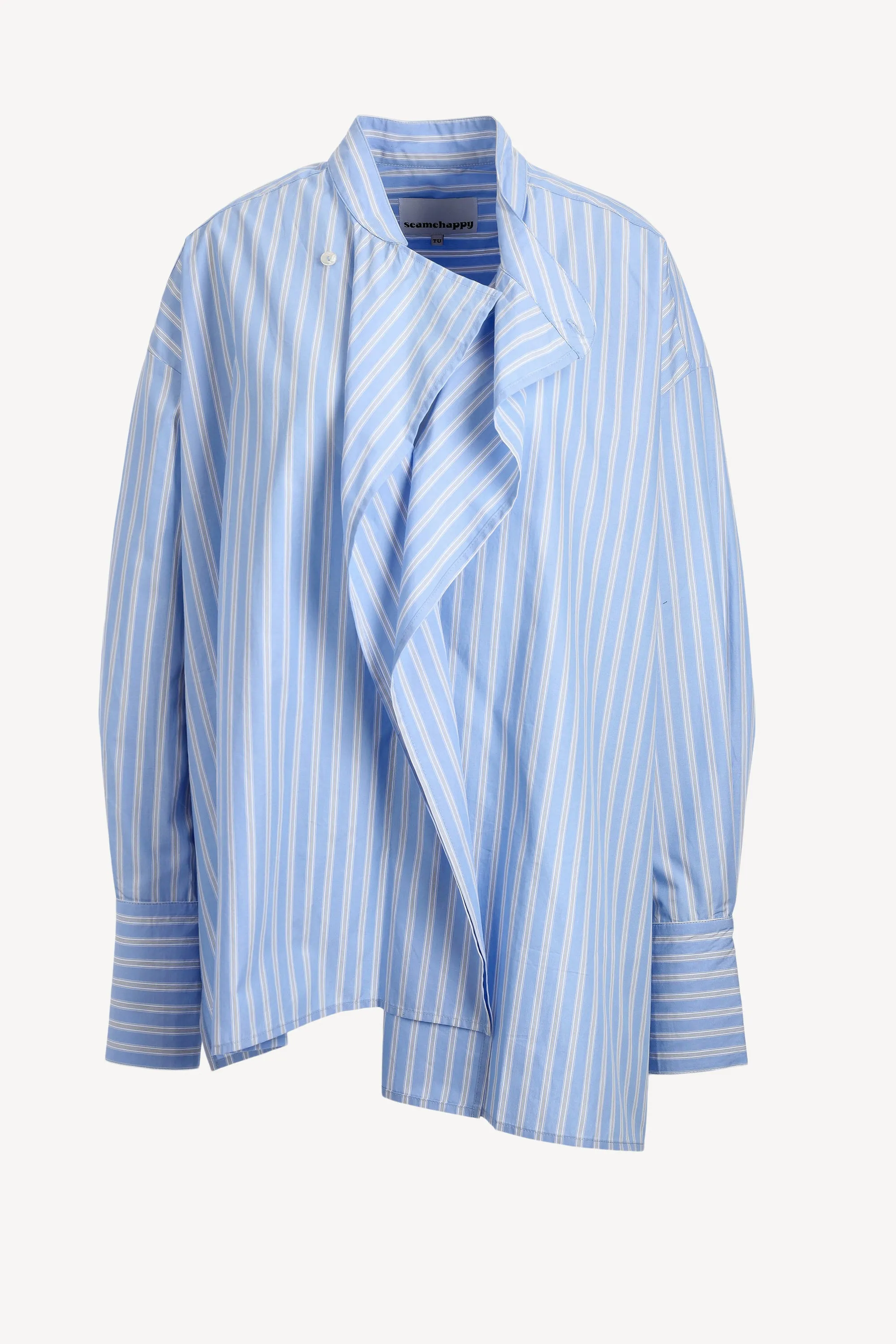 Bluse Penelope in Light Blue Stripe