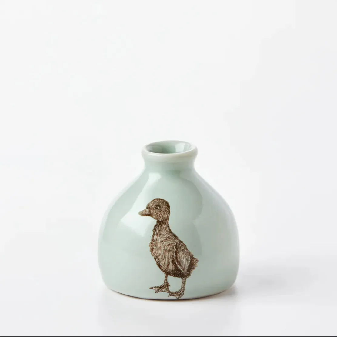 Bud Vase in Celadon (Multiple Illustrations) by SKT Ceramics