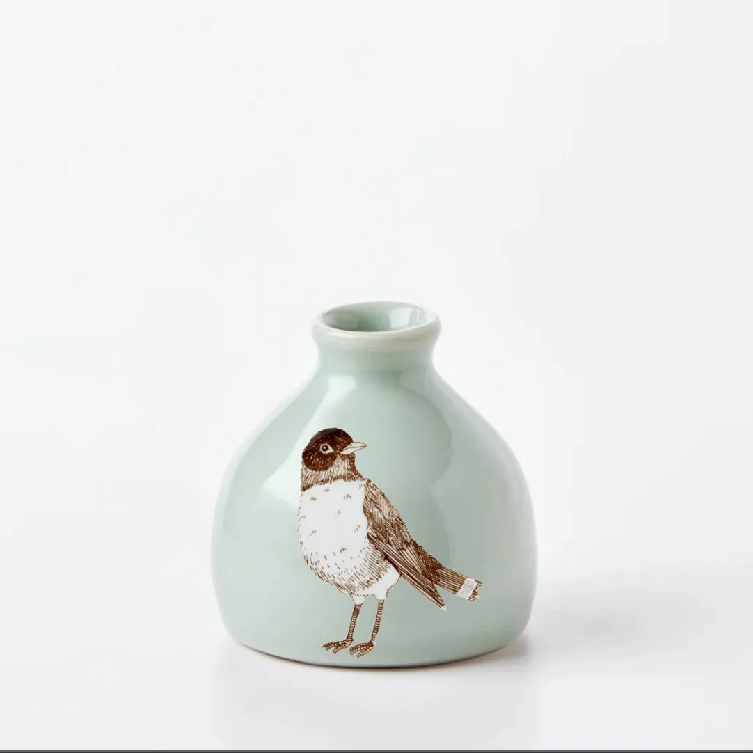 Bud Vase in Celadon (Multiple Illustrations) by SKT Ceramics