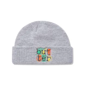 Butter Goods Scribble Beanie Grey