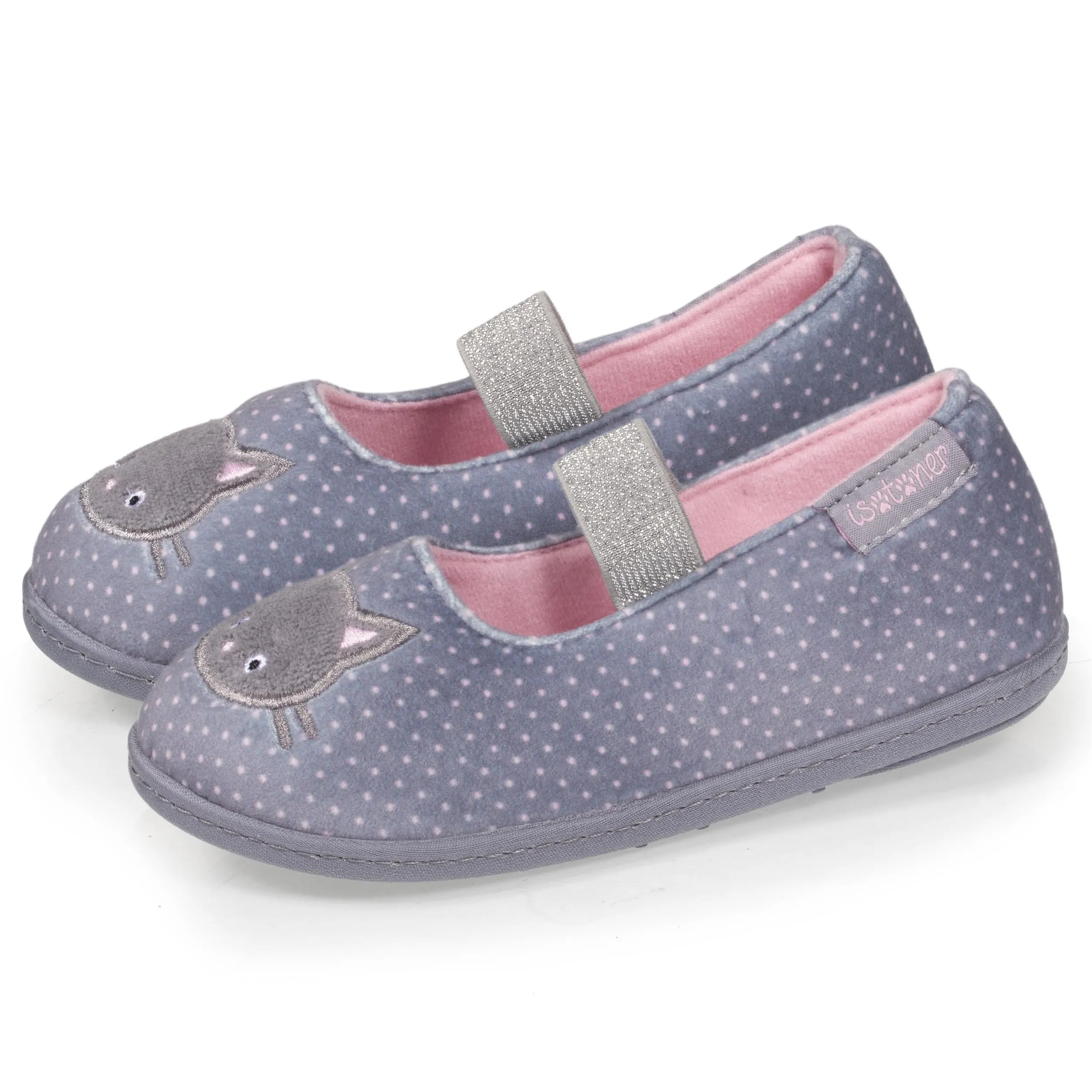 Chaussons ballerines Enfant Chat