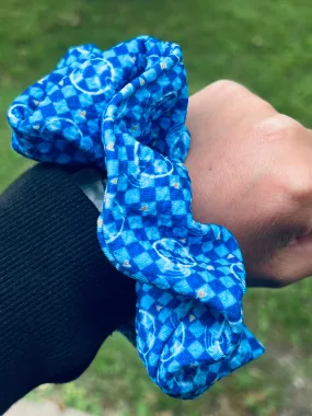 Checkered Kansas City Royals Oversized Scrunchie |