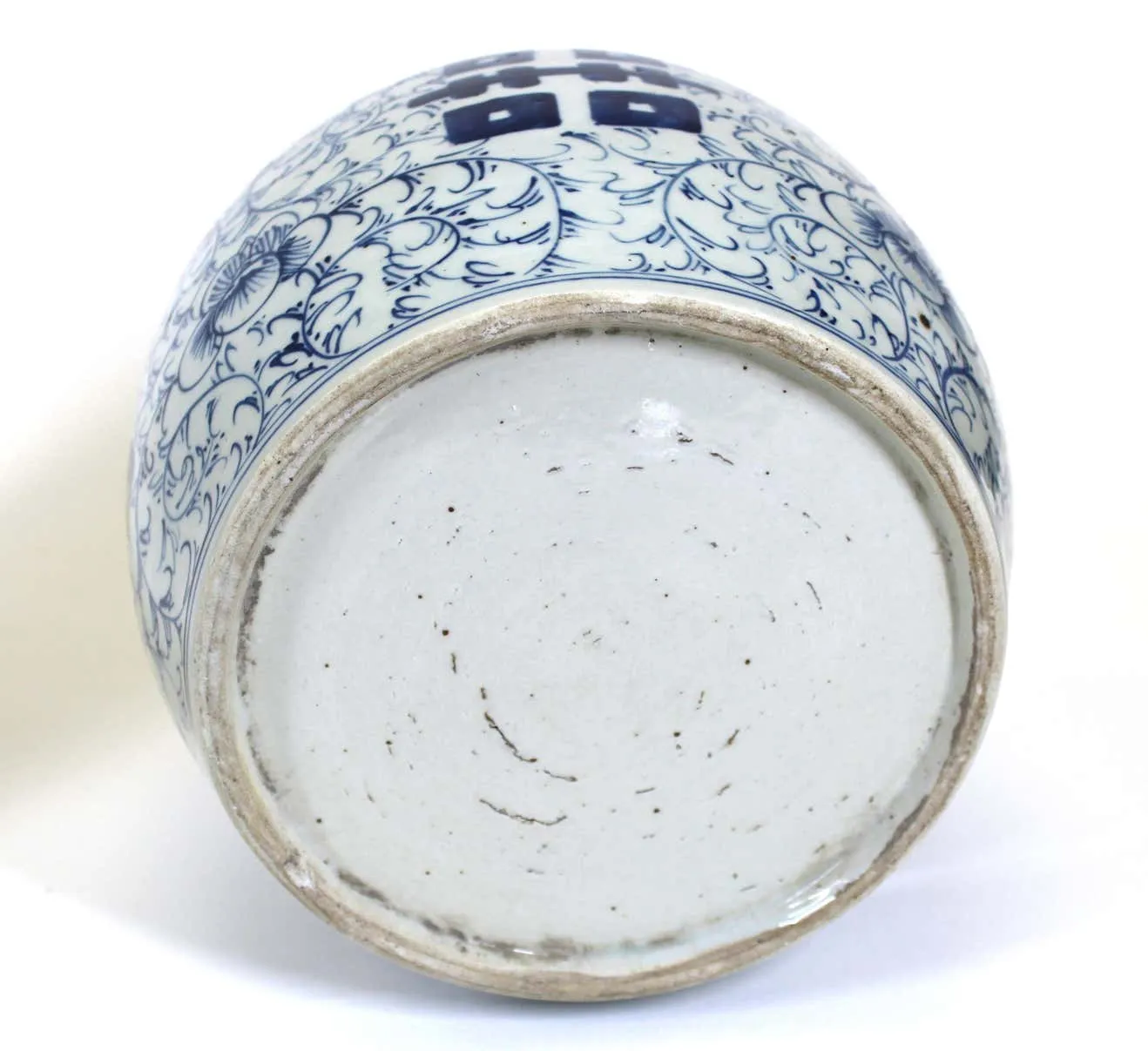 Chinese Blue and White Ceramic Ginger Jar