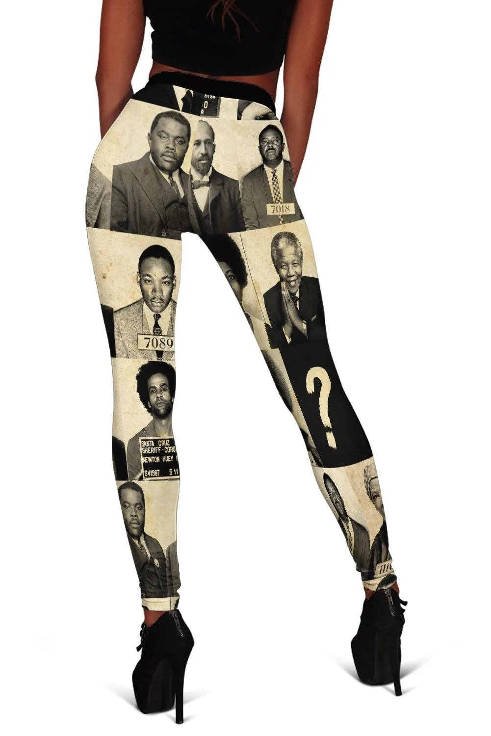 Civil Rights Leaders Cropped Hoodie & Leggings Set