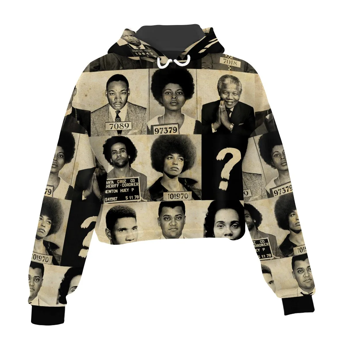 Civil Rights Leaders Cropped Hoodie & Leggings Set