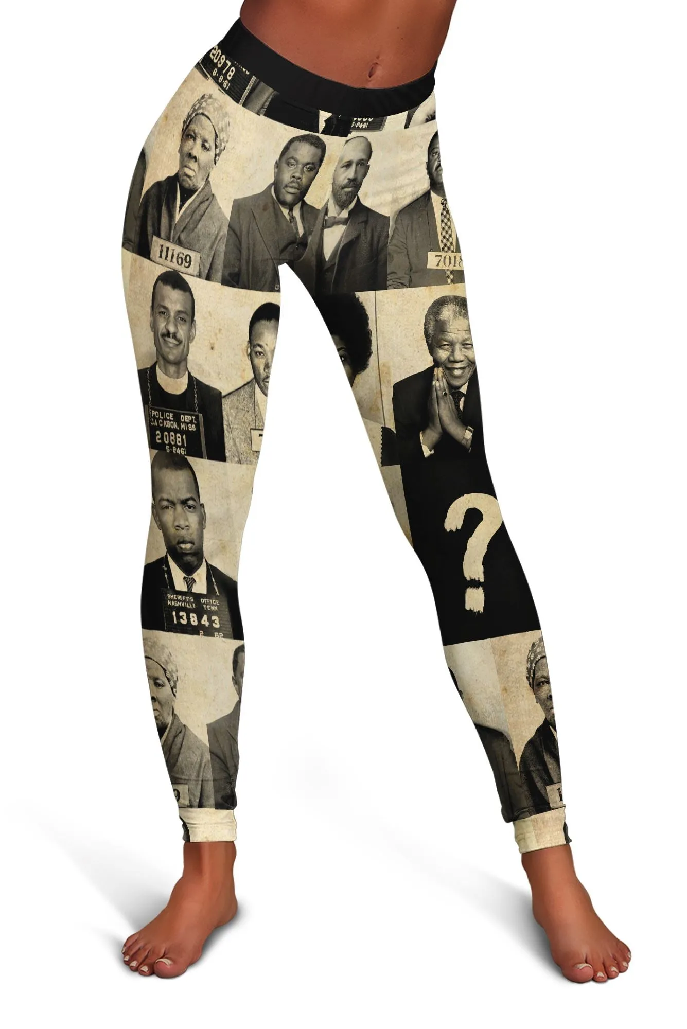 Civil Rights Leaders Cropped Hoodie & Leggings Set