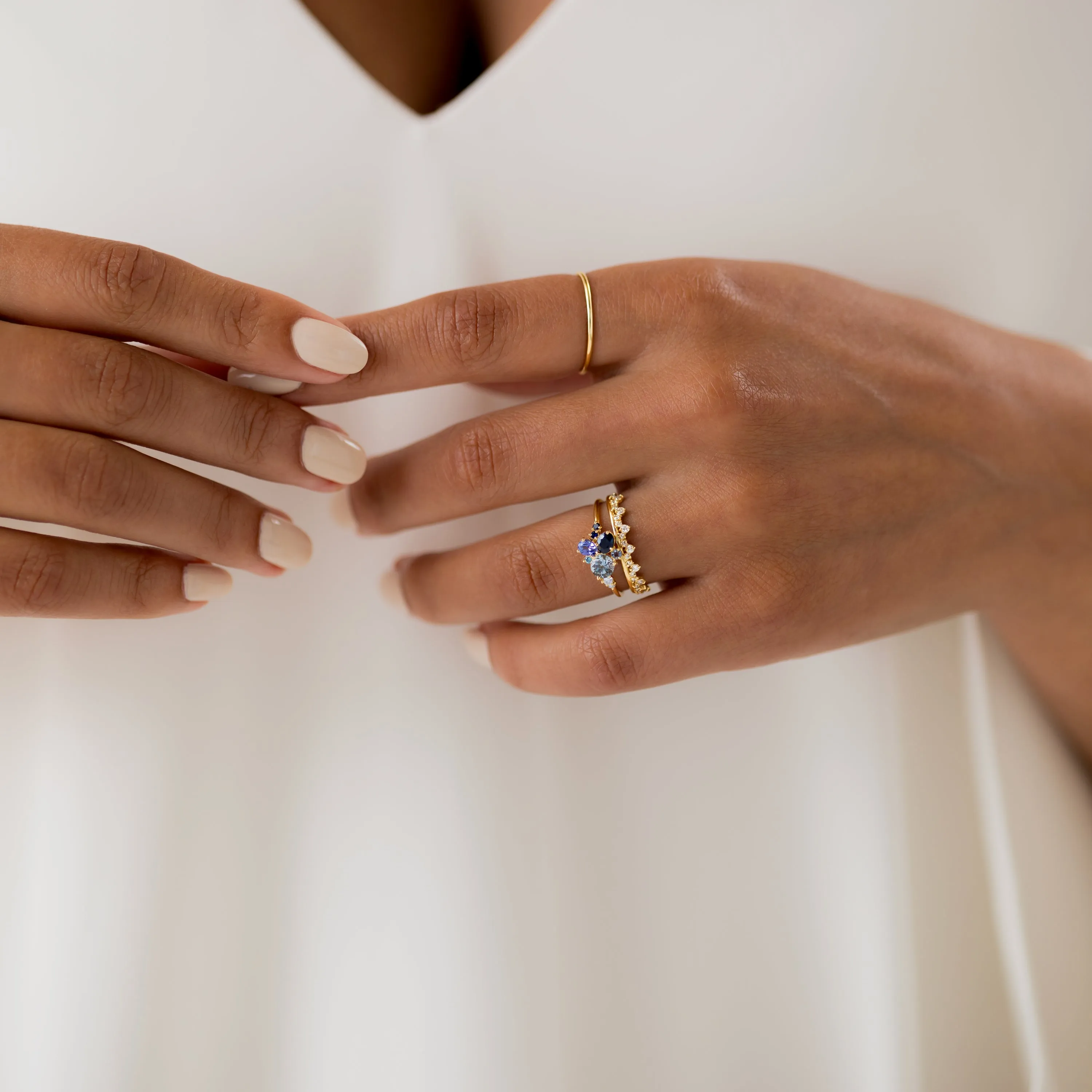 Clear Water Ring, Sized to Order