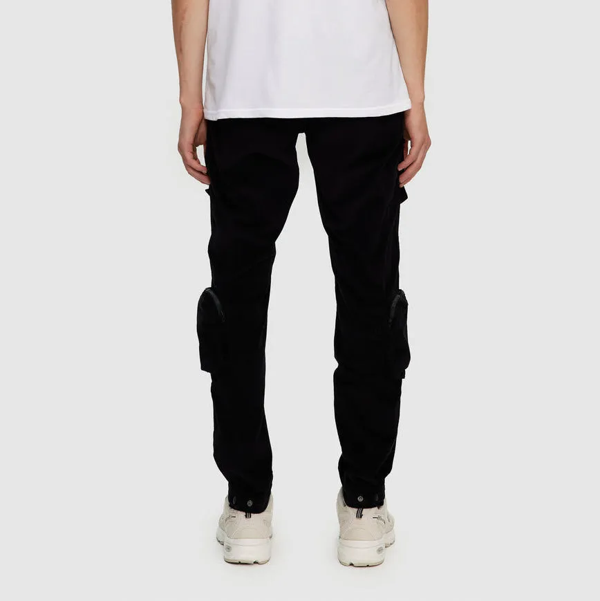 CORDUROY UTILITY PANTS BLACK