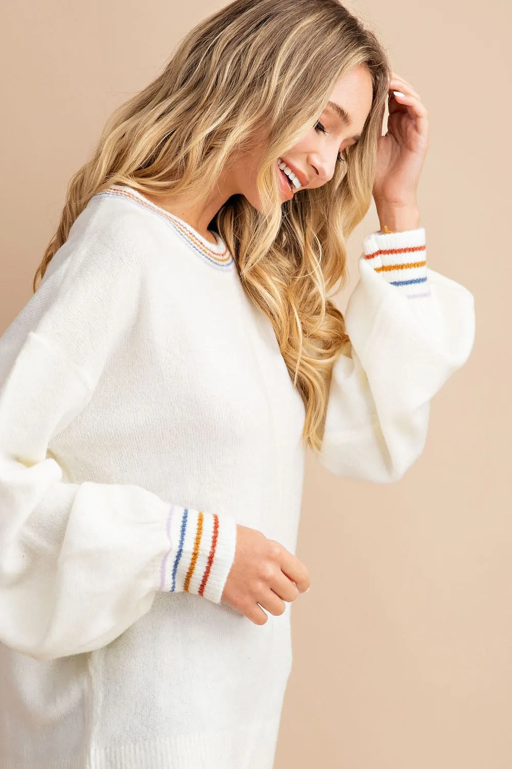 Cozy Up Sweater in Ivory