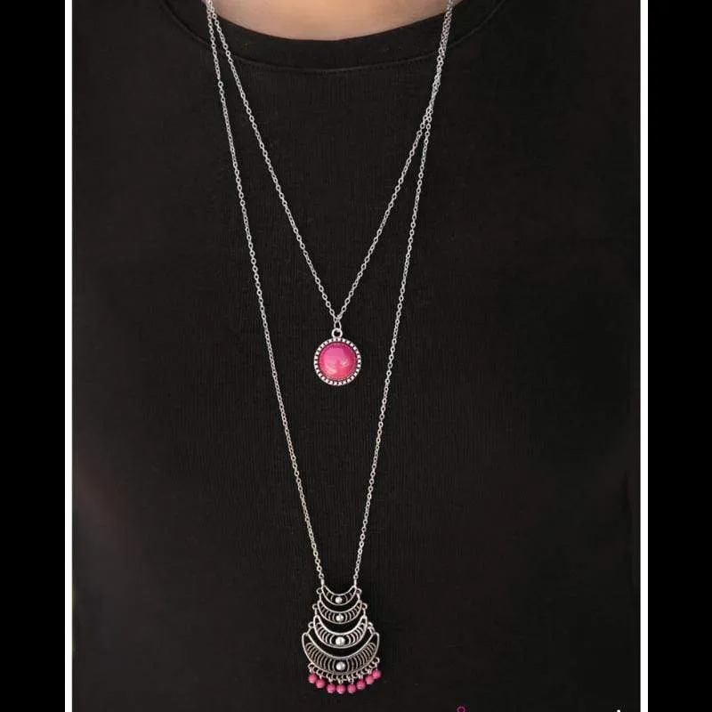 Crescent City Pink Necklace