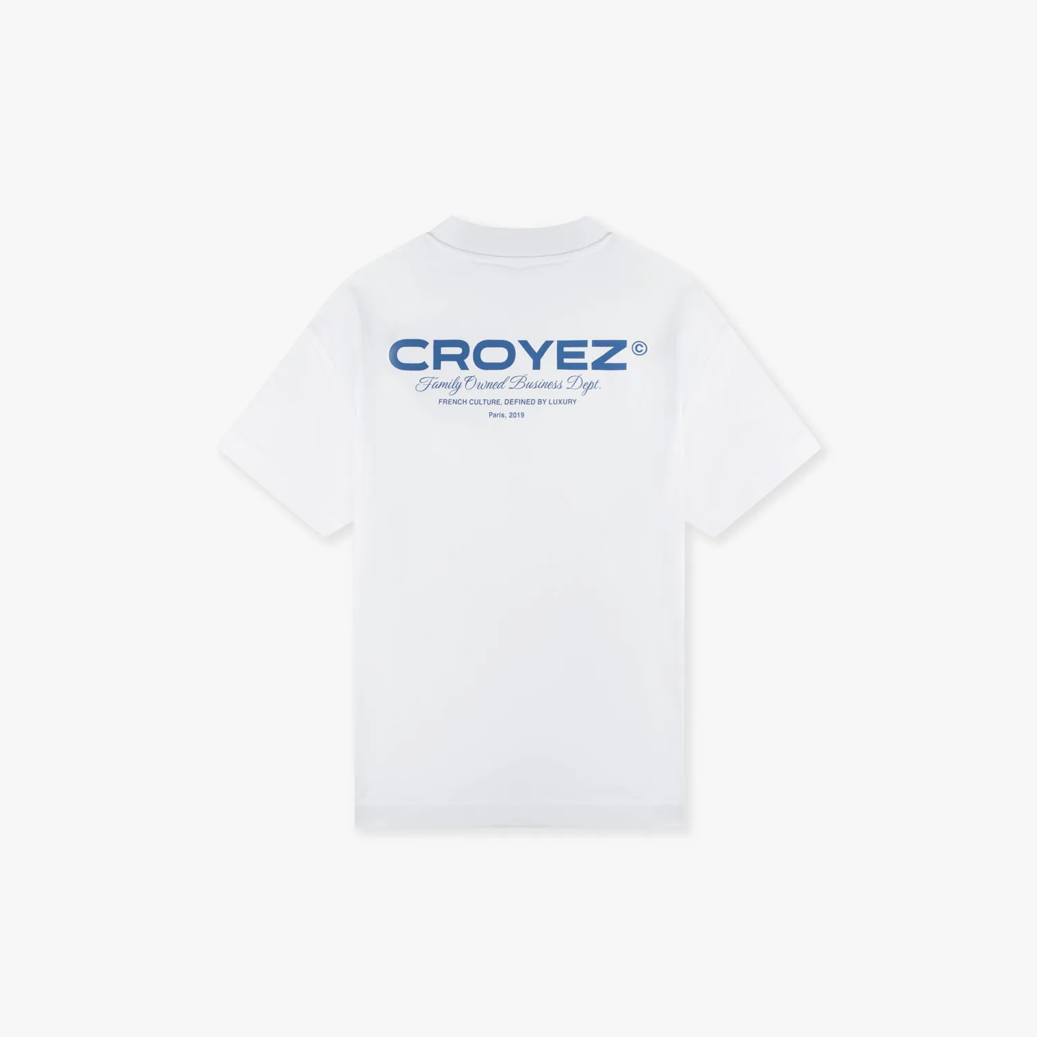 CROYEZ FAMILY OWNED BUSINESS T-SHIRT - WHITE