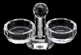 Crystal Salt Shaker With Glass Chips