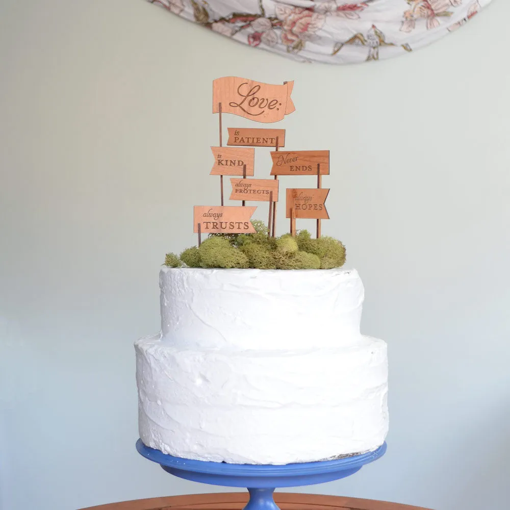 CUSTOM Flags Cake Topper