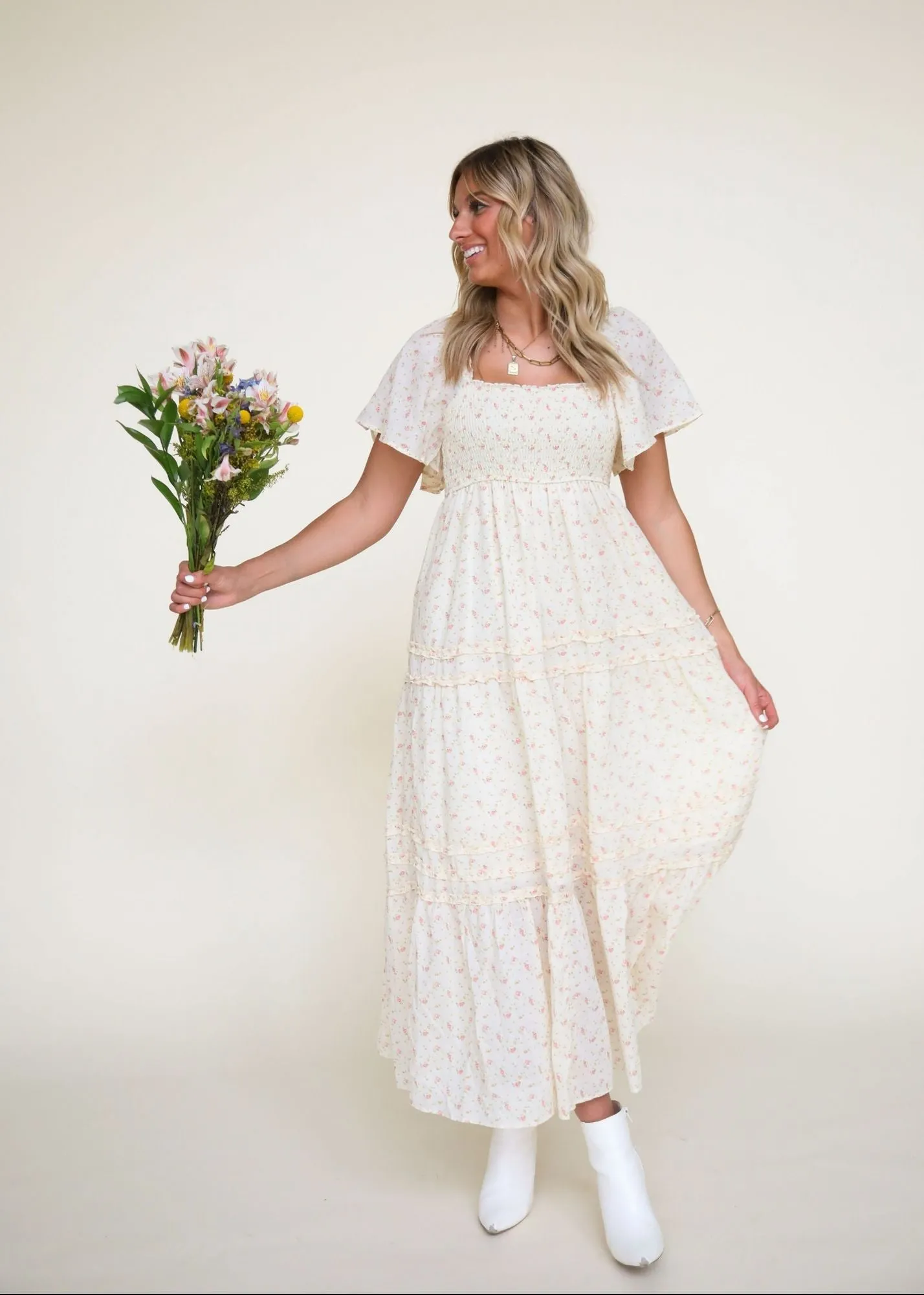 Darla Floral Maxi