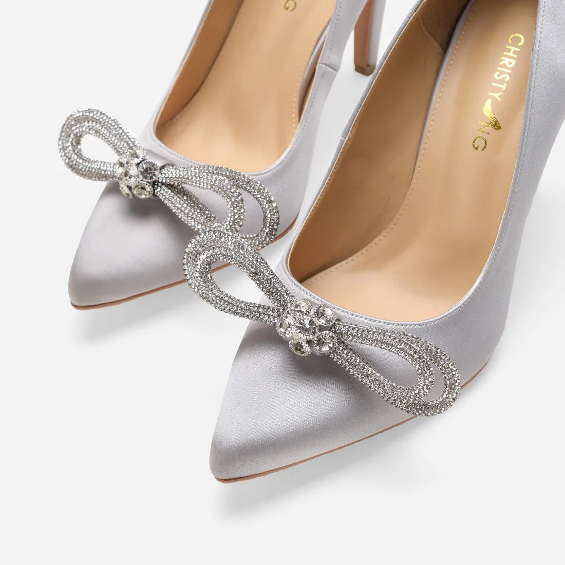 Dazzling Mariko Silver Lining Pumps