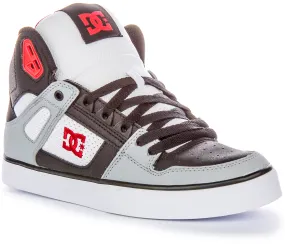 Dc Shoes Pure Hightop WC In Black Grey For Men