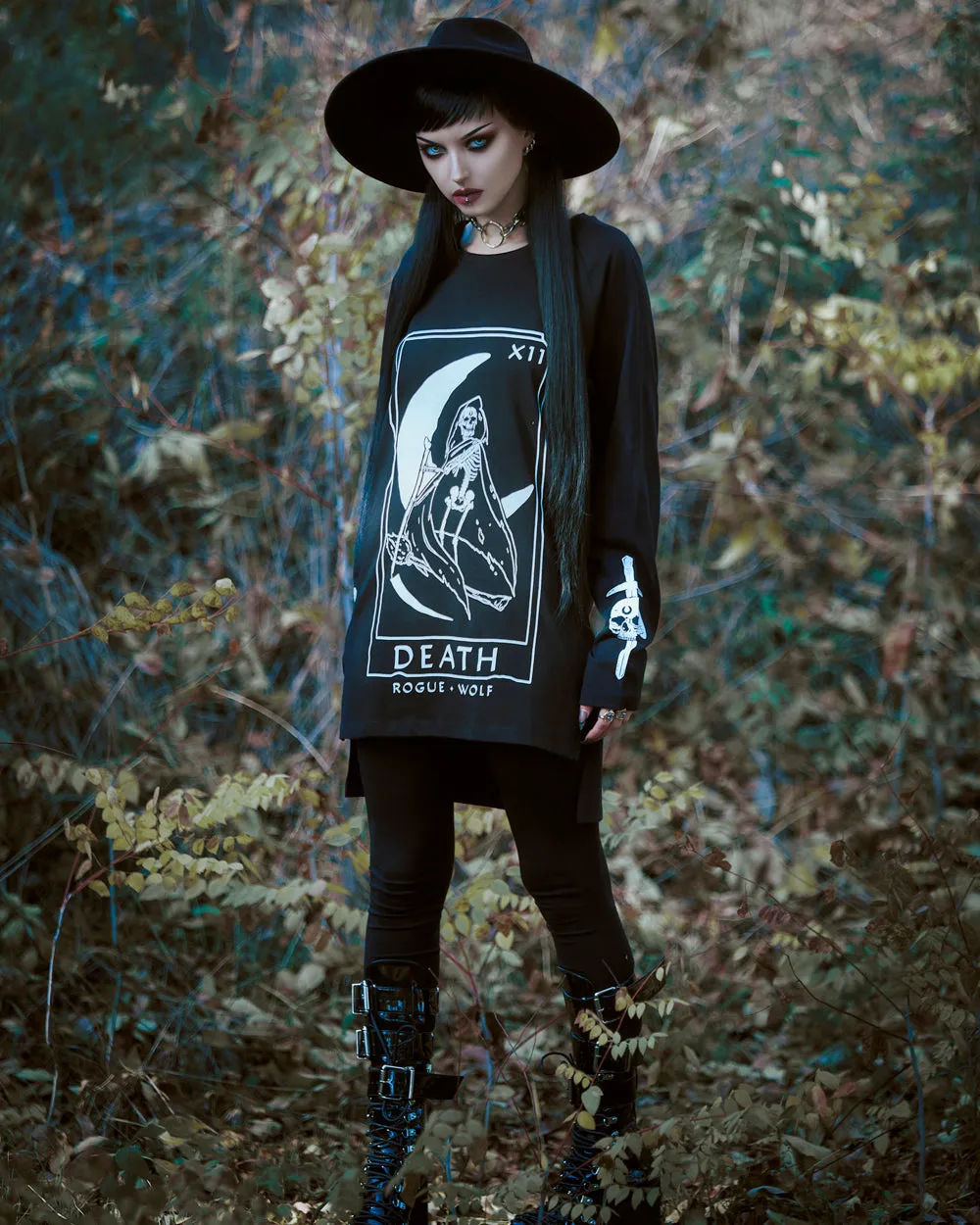 Death Tarot Long Sleeve Tee