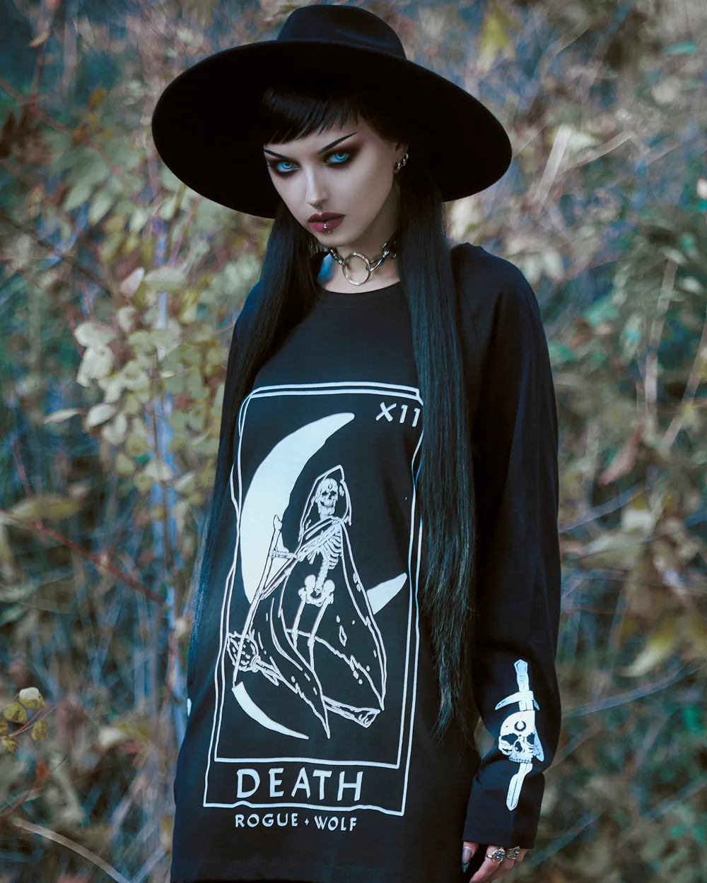 Death Tarot Long Sleeve Tee