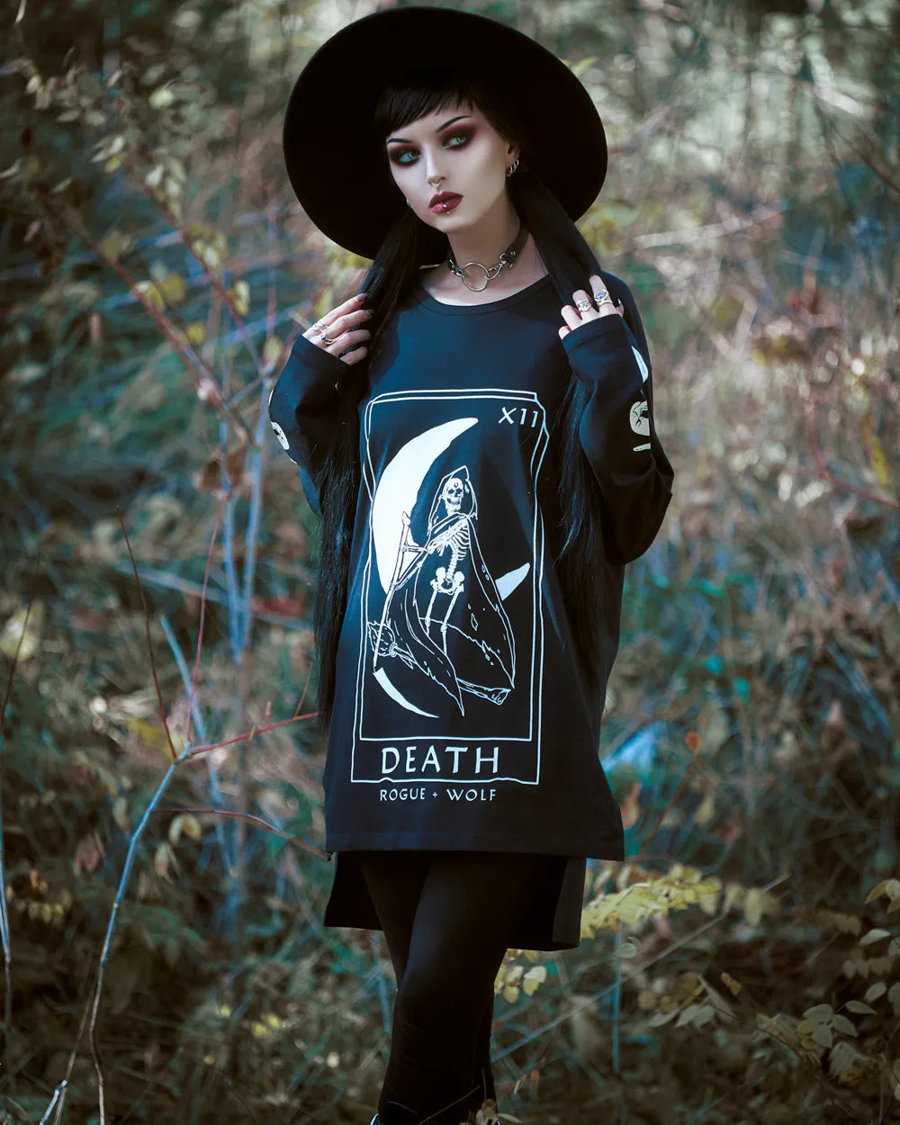 Death Tarot Long Sleeve Tee