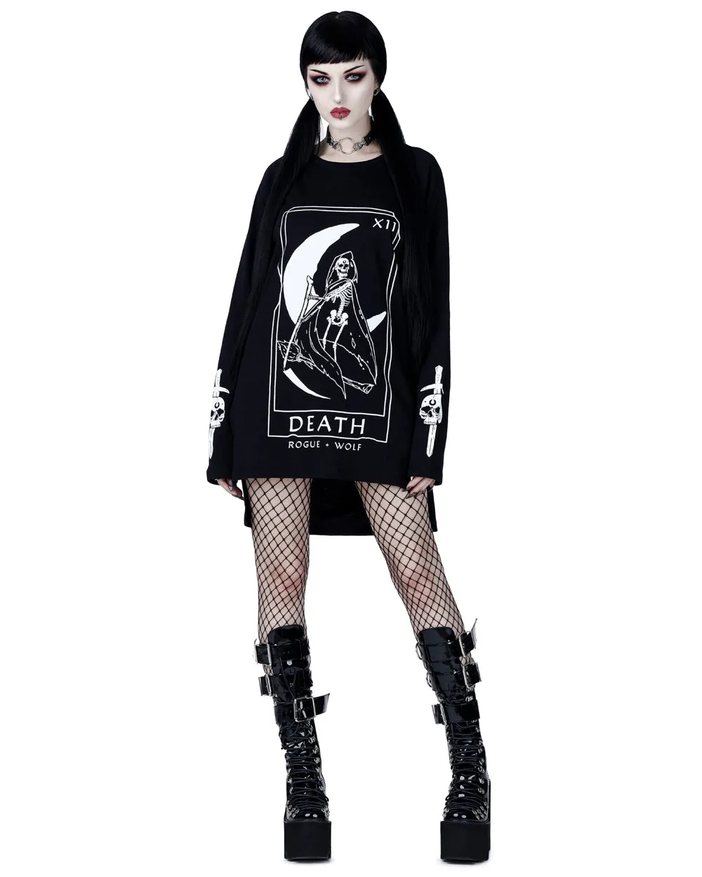 Death Tarot Long Sleeve Tee