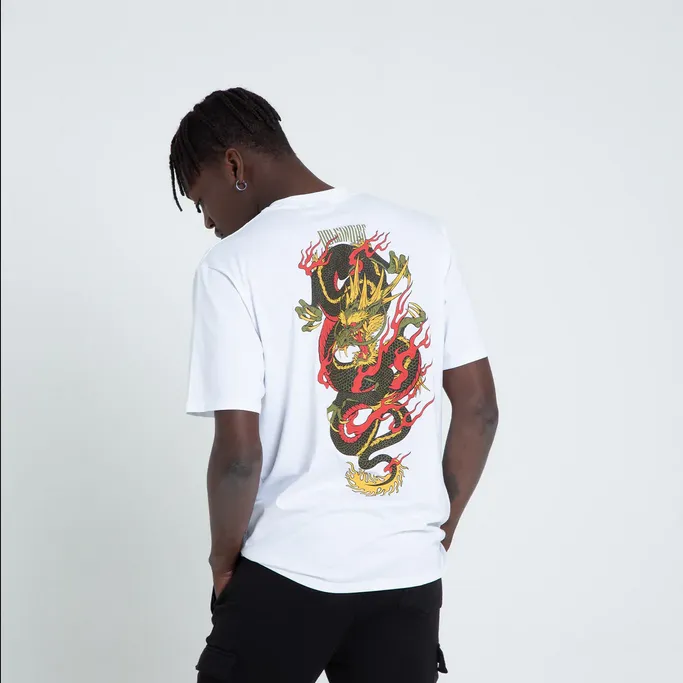 Dolly Noire short sleeve t-shirt Ryu Dragon Tee TS172-TA-02 white