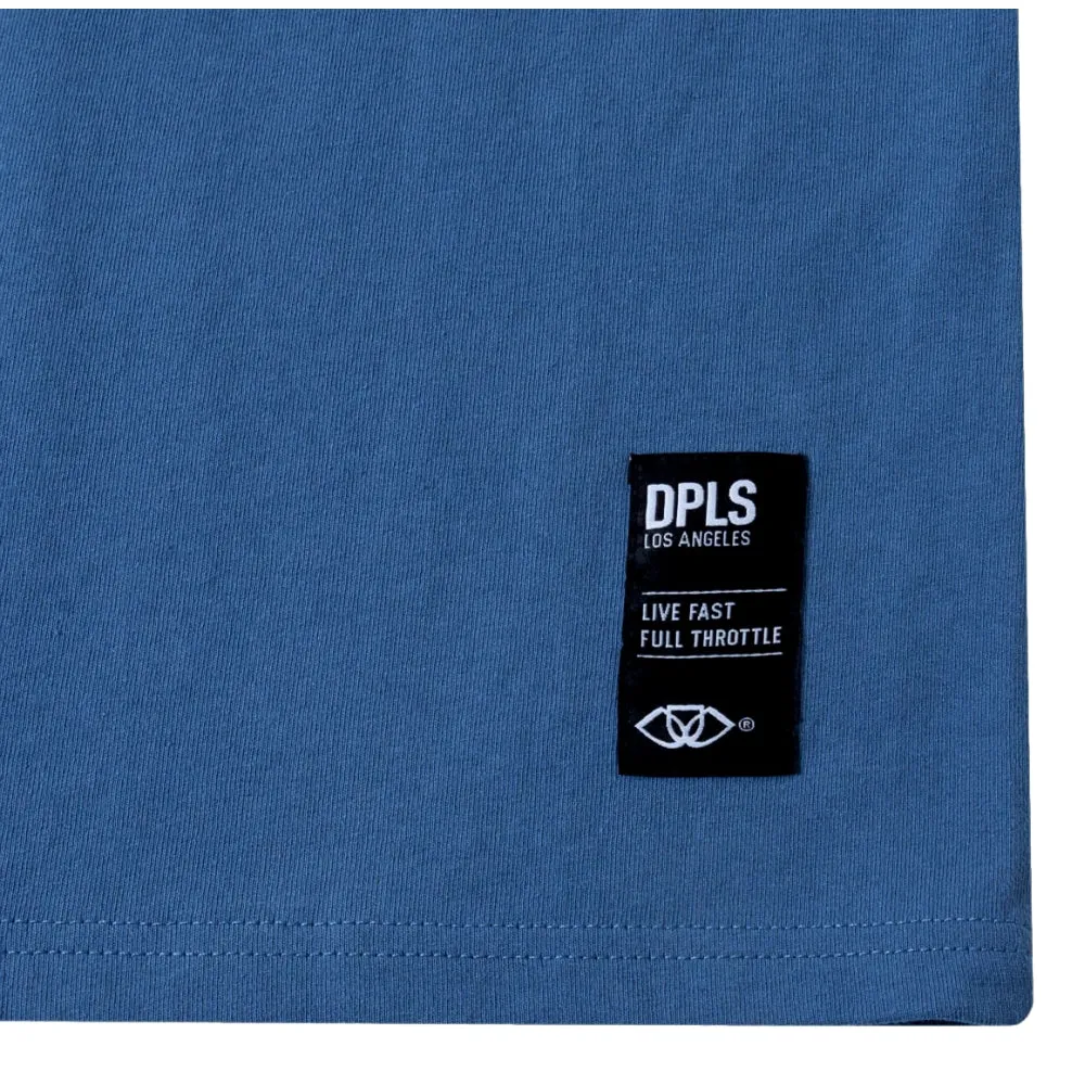 DPLS LFFT FUNCTIONAL POCKET TEE-BLUE