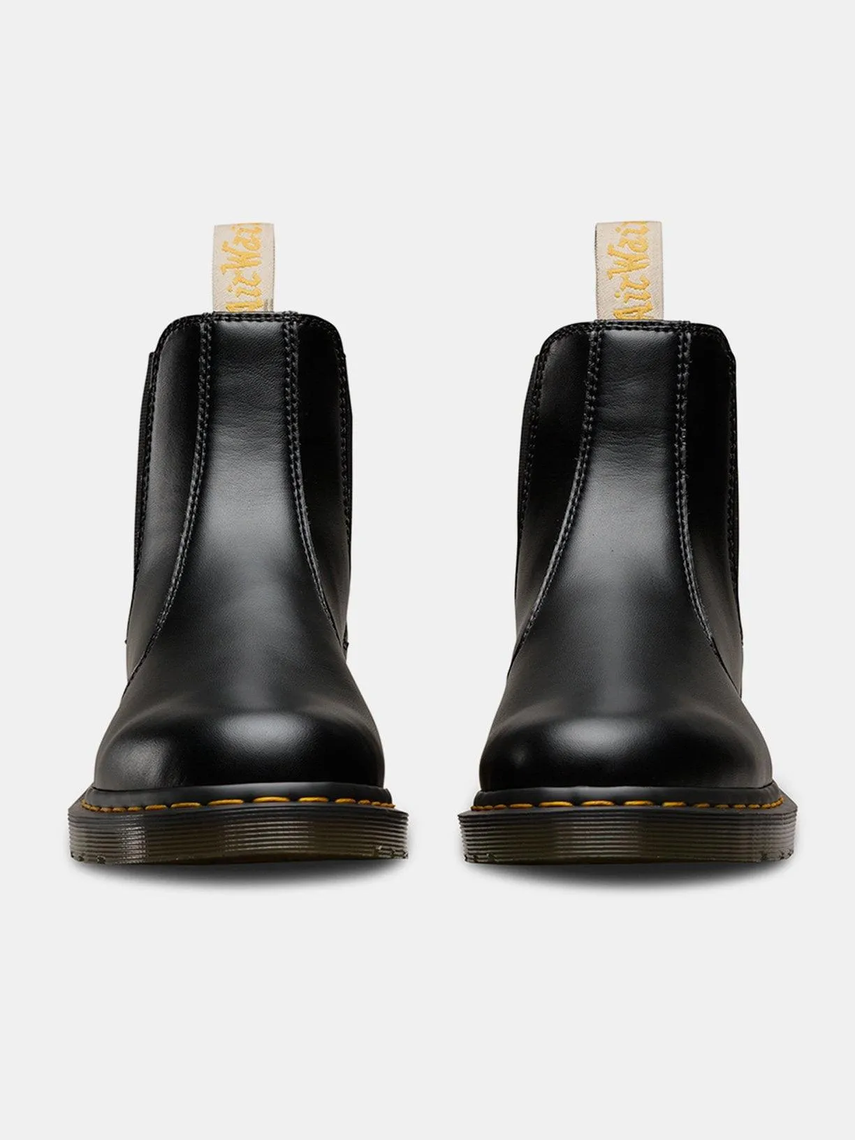 Dr Martens 2976 Vegan Chelsea Boot - Black Felix Rub Off