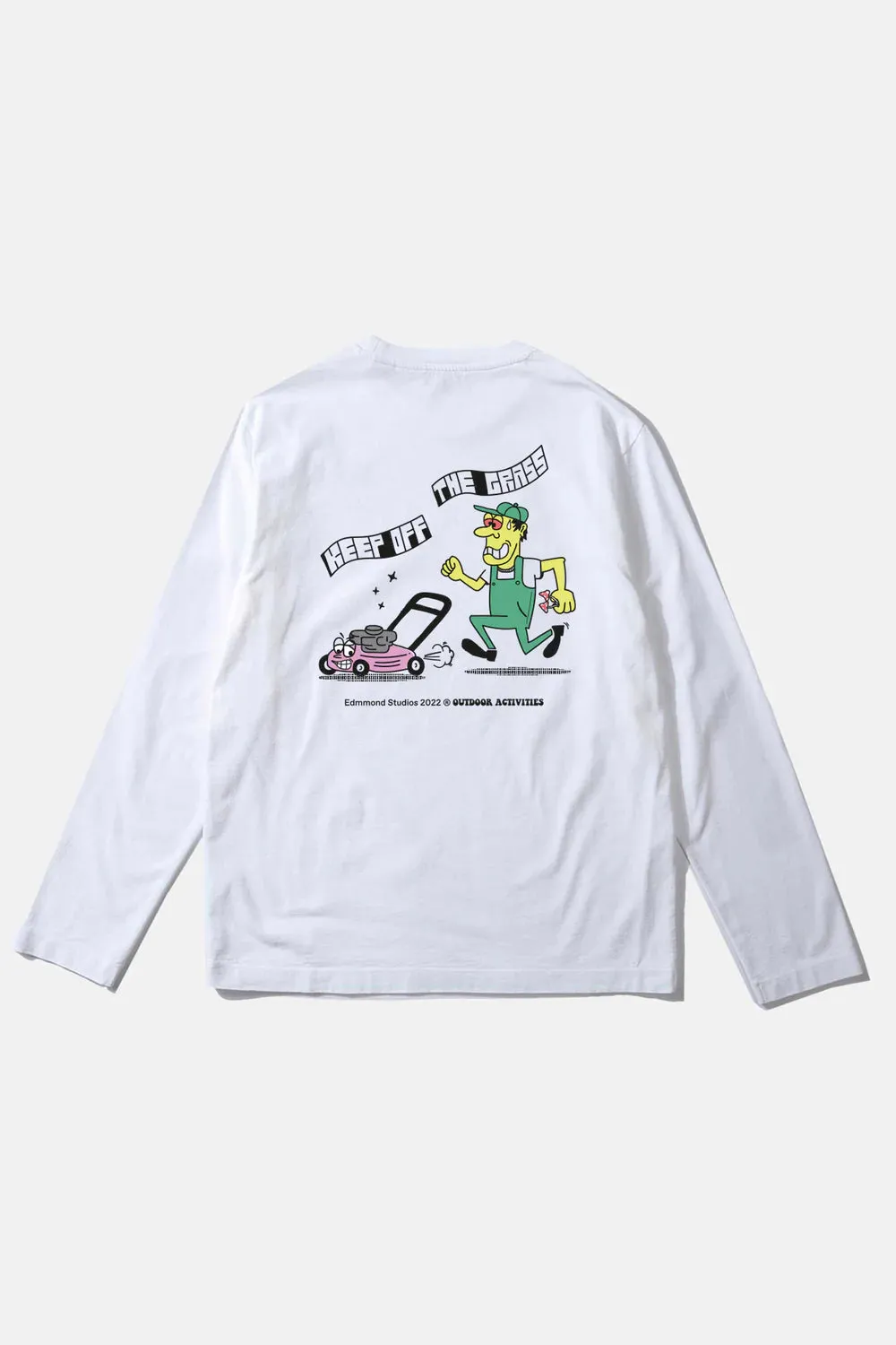 Edmmond Studios Mower L/S White T-Shirt