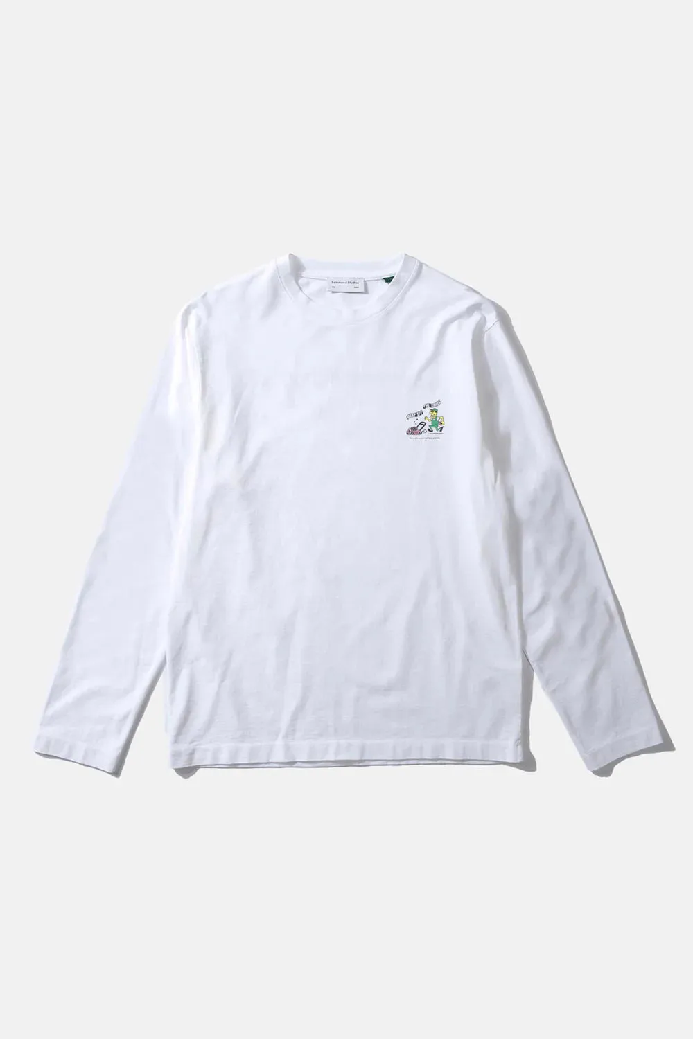 Edmmond Studios Mower L/S White T-Shirt