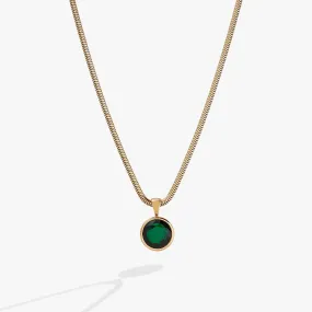 Emerald Crystal Necklace